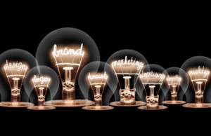 Light bulbs representing the core aspects of a well built brand.