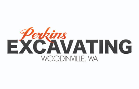 Logo design for Perkins Excavating.